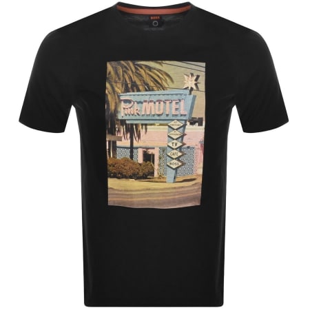 Product Image for BOSS Thinking 4 Logo T Shirt Black