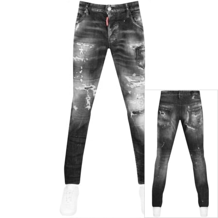 Product Image for DSQUARED2 Skater Light Wash Jeans Black