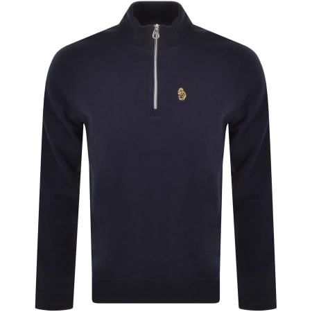 Product Image for Luke 1977 Half Zip Sydney Sweatshirt Navy