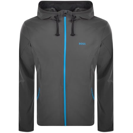 Product Image for BOSS Performance Swoven Zip Hoodie Grey