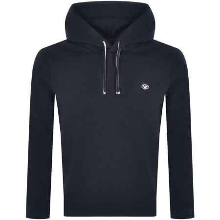 Product Image for Emporio Armani Logo Hoodie Navy