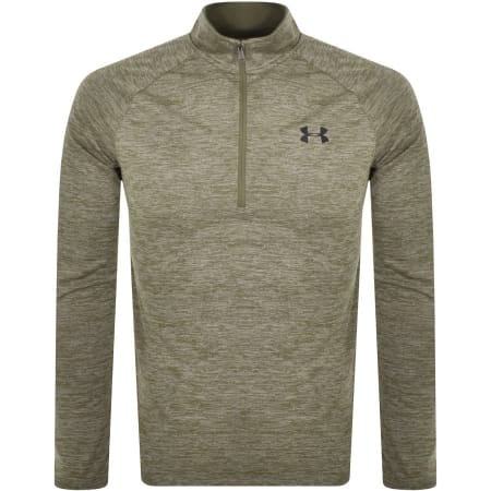 Product Image for Under Armour Half Zip Tech Sweatshirt Khaki