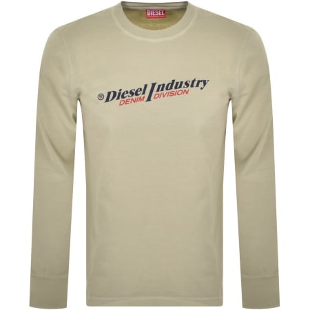 Product Image for Diesel Long Sleeve T Shirt Beige