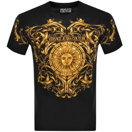 Product Image for Versace Jeans Couture Baroque T Shirt Black
