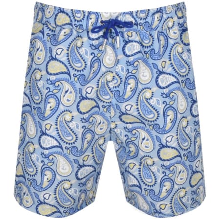 Product Image for Pretty Green Paisley Print Swim Shorts Blue