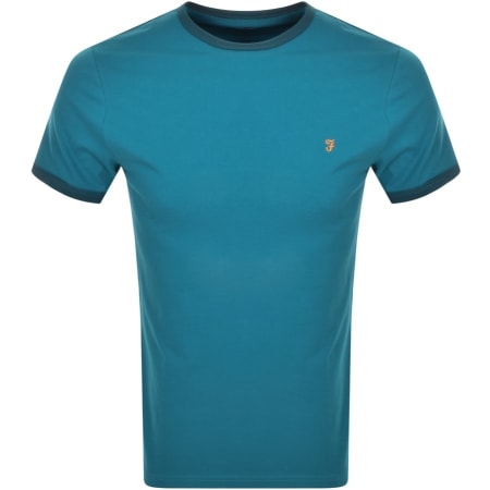 Product Image for Farah Vintage Groves Ringer T Shirt Blue
