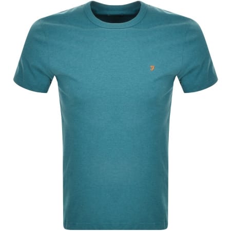 Product Image for Farah Vintage Danny Short Sleeved T Shirt Blue