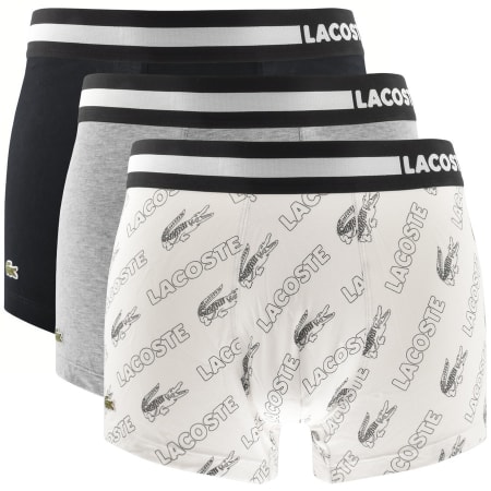 Product Image for Lacoste Underwear Triple Pack Boxer Trunks Navy