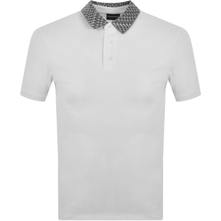 Product Image for Emporio Armani Short Sleeved Polo T Shirt White