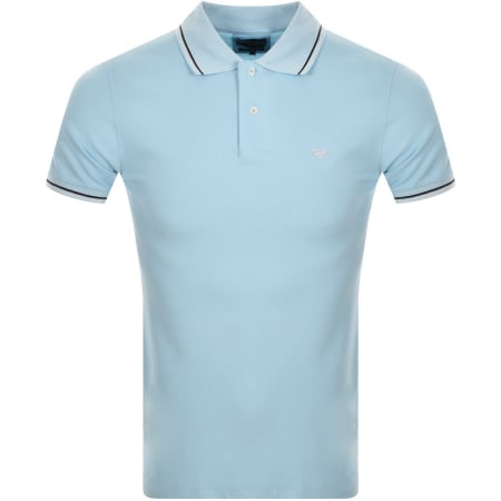 Product Image for Emporio Armani Short Sleeved Polo T Shirt Blue
