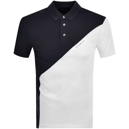 Product Image for Emporio Armani Short Sleeved Polo T Shirt Navy