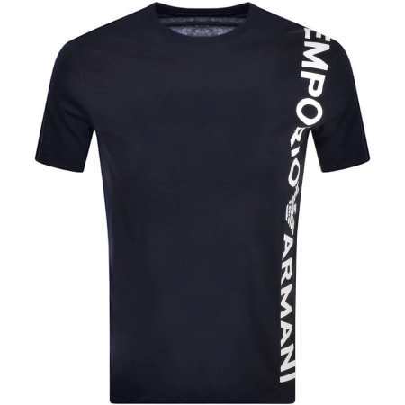 Product Image for Emporio Armani Lounge Crew Neck T Shirt Navy