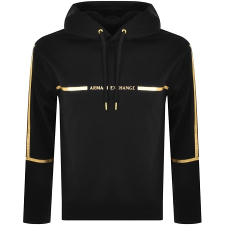 Product Image for Armani Exchange Logo Hoodie Black