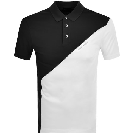 Product Image for Emporio Armani Short Sleeved Polo T Shirt Black