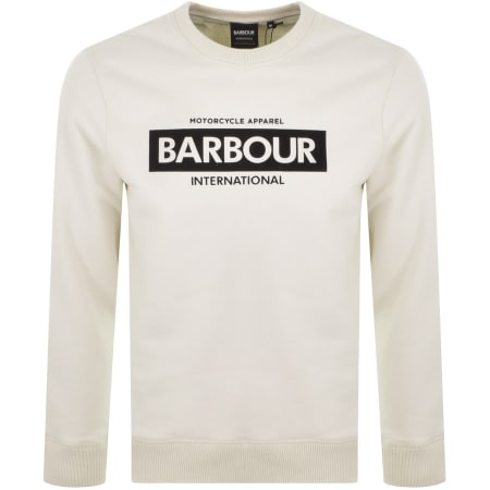 Product Image for Barbour International Crew Neck Sweatshirt Cream