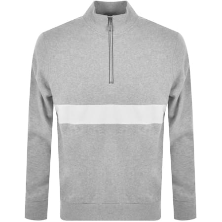 Product Image for Barbour Davey Half Zip Sweatshirt Grey