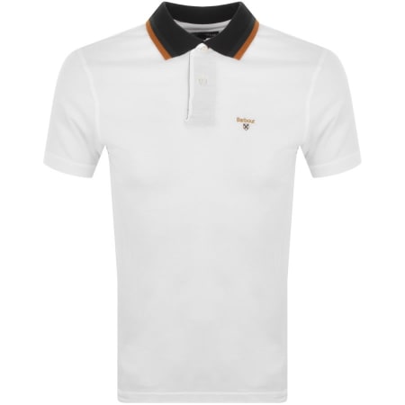 Product Image for Barbour Prep Tipped Polo T Shirt White