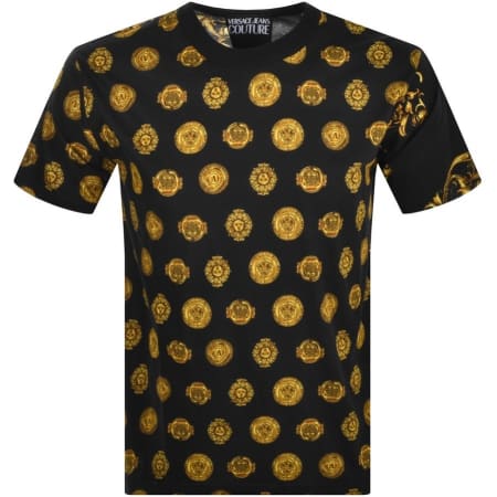 Product Image for Versace Jeans Couture Logo T Shirt Black