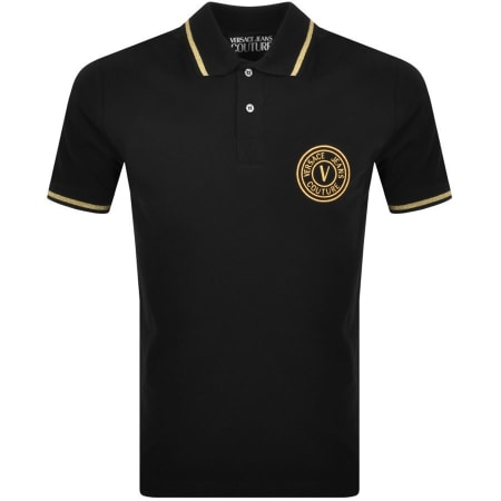 Product Image for Versace Jeans Couture Polo T Shirt Black
