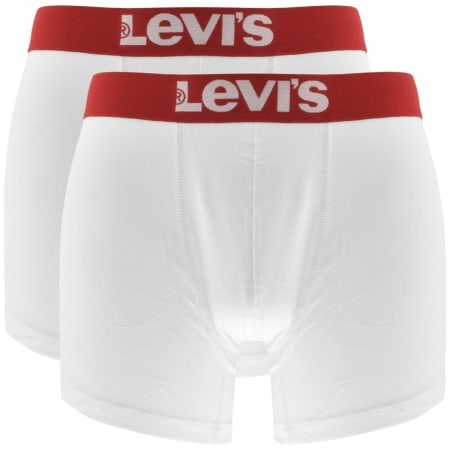 Product Image for Levis 2 Pack Boxer Shorts White