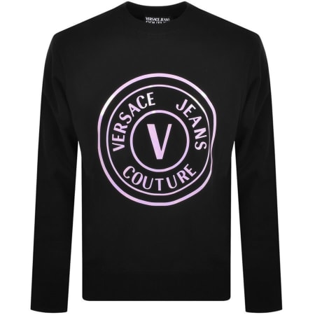 Product Image for Versace Jeans Couture Logo Sweatshirt Black