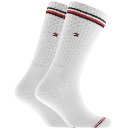 Product Image for Tommy Hilfiger Two Pack Iconic Socks White