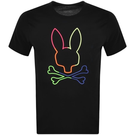 Product Image for Psycho Bunny Leo Bunny Crew Neck T Shirt Black