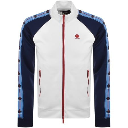 Product Image for DSQUARED2 Leaf Tape Track Top White