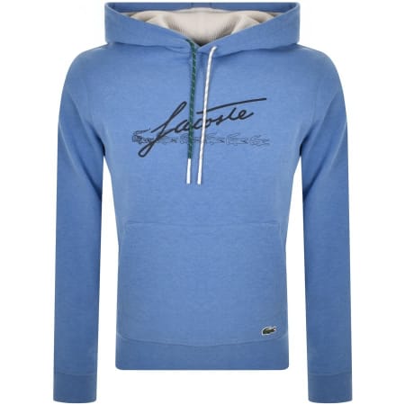 Product Image for Lacoste Crew Neck Hoodie Blue