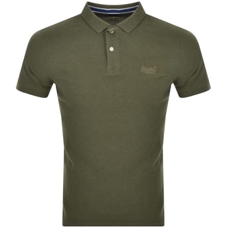 Product Image for Superdry Short Sleeved Polo T Shirt Green