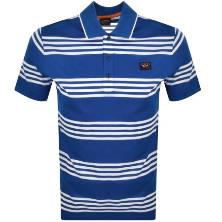 Product Image for Paul And Shark Short Sleeved Polo T Shirt Blue