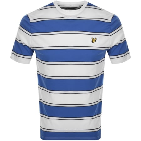 Product Image for Lyle And Scott Short Sleeve Stripe T Shirt White