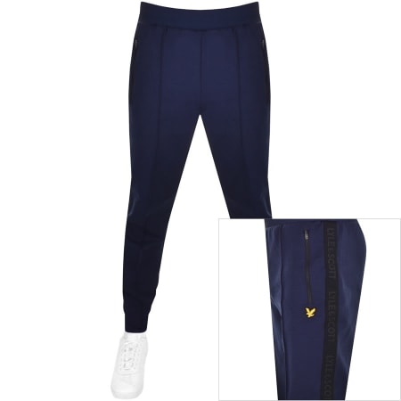 Product Image for Lyle And Scott Side Tape Joggers Navy