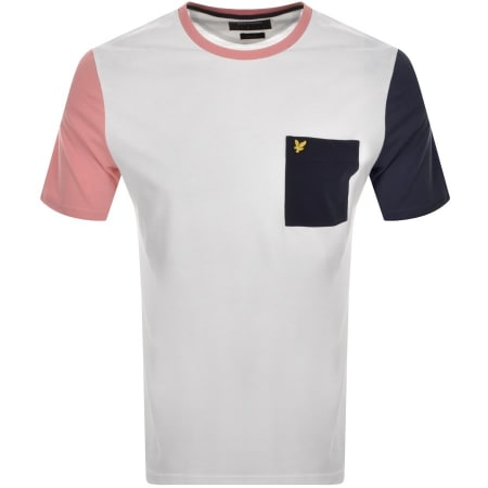 Product Image for Lyle And Scott Contrast Pocket T Shirt White