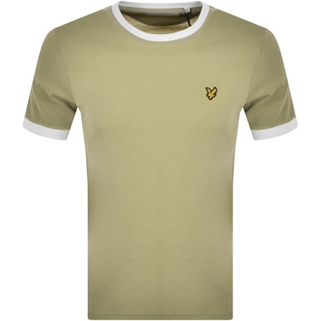 Product Image for Lyle And Scott Ringer T Shirt Green