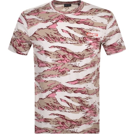Product Image for Diesel T Just Logo T Shirt Pink