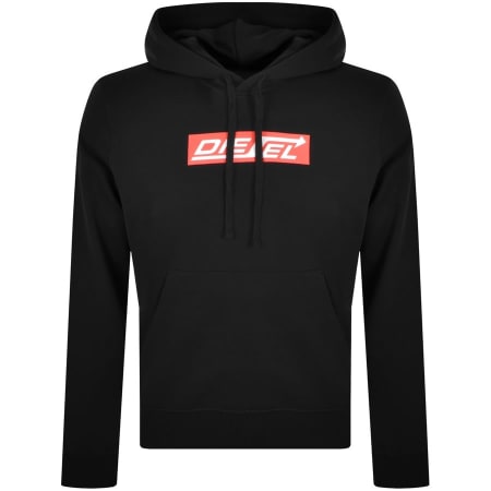 Product Image for Diesel S Ginn Logo Hoodie Black