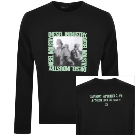 Product Image for Diesel S Ginn Logo Sweatshirt Black