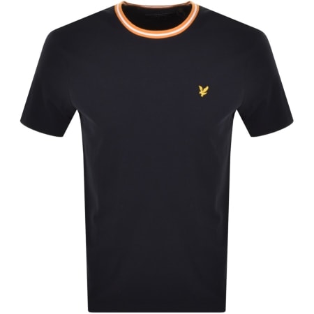 Product Image for Lyle And Scott Tipped T Shirt Navy