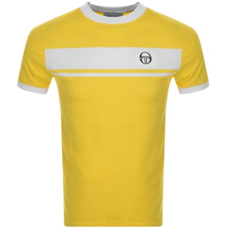 Product Image for Sergio Tacchini Logo T Shirt Yellow
