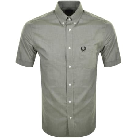Product Image for Fred Perry Oxford Short Sleeve Shirt Green
