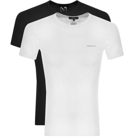 Product Image for Versace Two Pack Essential T Shirts White
