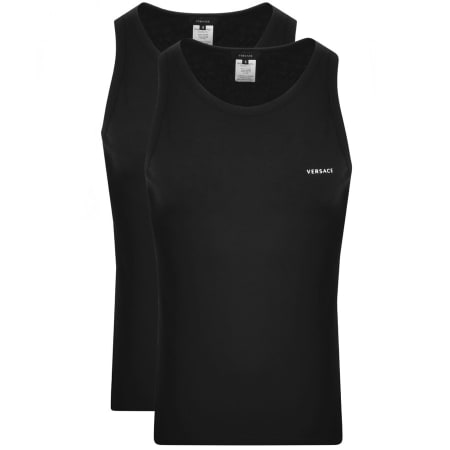 Product Image for Versace Two Pack Vests Black