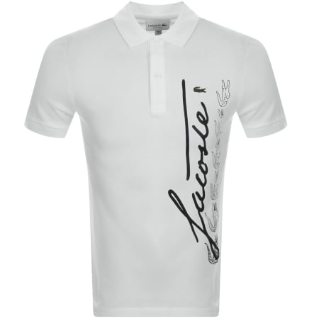Product Image for Lacoste Short Sleeved Polo T Shirt White