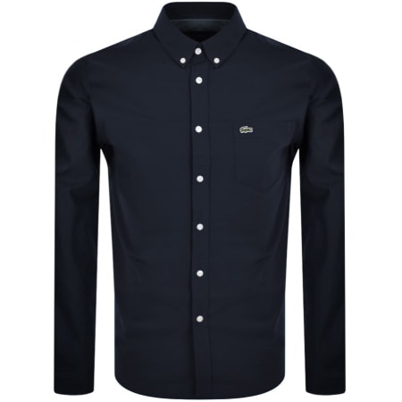 Product Image for Lacoste Oxford Long Sleeved Shirt Navy