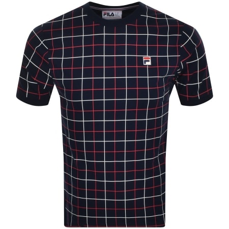 Product Image for Fila Vintage Casbian Crew Neck T Shirt Navy