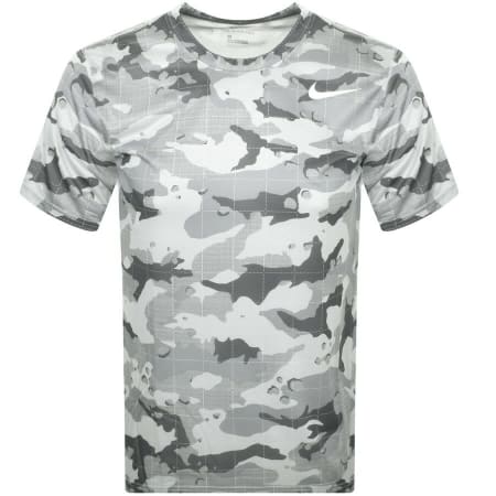 Product Image for Nike Training Camo Dry T Shirt Grey