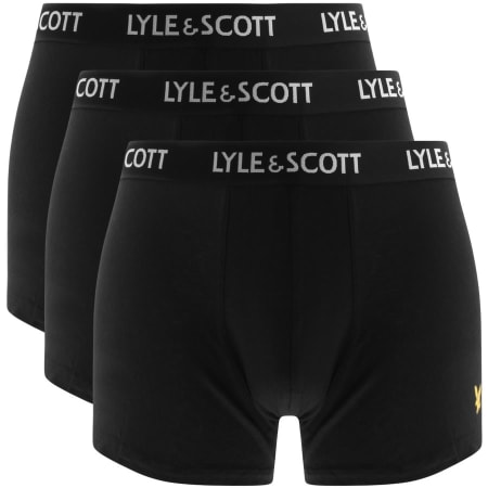 Product Image for Lyle And Scott Three Pack Boxers Shorts Black
