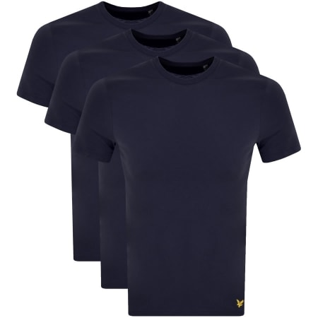 Product Image for Lyle And Scott Three Lounge Pack T Shirts Navy