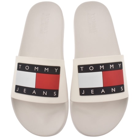Product Image for Tommy Jeans Flag Pool Sliders White